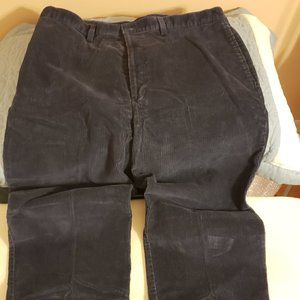 Haggar Generations Navy thin Corduroy pants 38x30